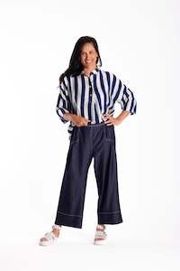 Capri Pants - Soft Denim