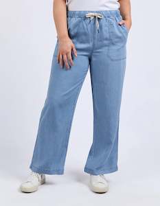 Payton Chambray Pants / Blue