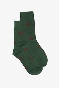 Socks: Khaki Spot Socks