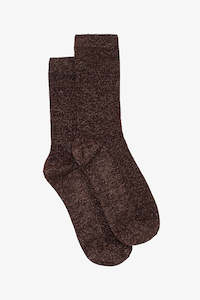 Socks: Twinkle Toes Socks- Chocolate