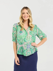 Blackstone: Darrel Gathered Waist Shirt