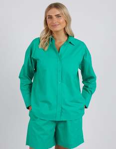 Shirts Blouses: Delia Shirt - Bright Green