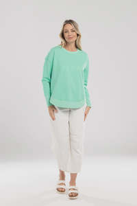 Crews Sweatshirts: Ena Sweat - Green