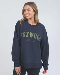 Interval Crew - Navy  with Khaki Logo