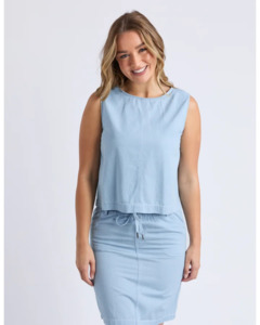 Tees Long Sleeve Tees: Zetta Top / Light Blue