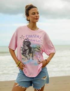 Tees Long Sleeve Tees: Coastal Ranger Tee / Bubblegum Pink