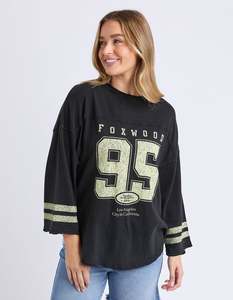 Ninety Five L/S Tee / Washed Black