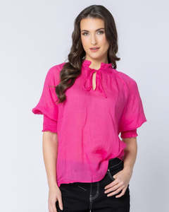 Seeking Lola: Encourage Top S/S / Pink
