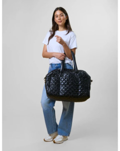 All: Overnight Bag Quilted - Black