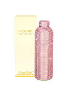 All: Diamonte Drink Bottle - Pink