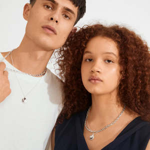 Sparkle Necklace 2- In- 1 Gold Plated