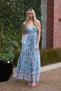 Charlo: Coco Maxi Dress - Blue Boho