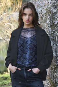 Midnight Lounge Jacket - Black
