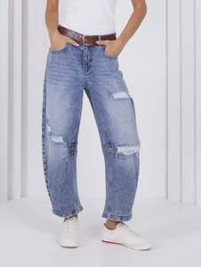 Monaco Jeans: Theo Barrel Jean