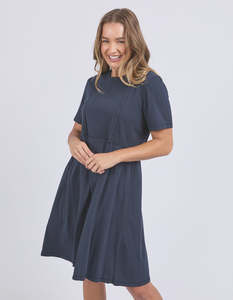 Eva Dress - Navy
