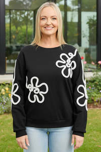 Aurelia Sweat - Black & White