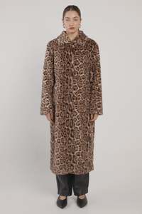 Amaya Animal Print Coat