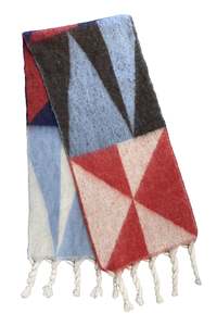 Valenza Triangle Scarf - Red