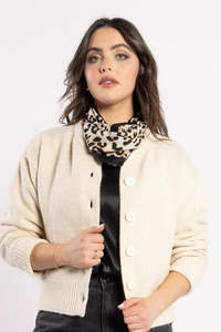 Clip Scarf - Light Animal