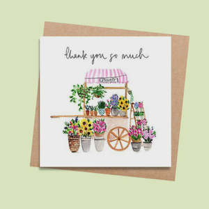 Thank You Flower Market Card