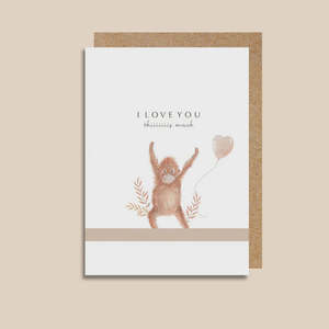 Under 50 Gifts: I Love You Thiiiiis Much Card