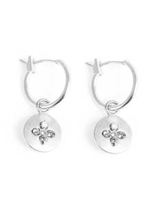 A C Oslo: Charming Coins Earrings Silver / 10180920