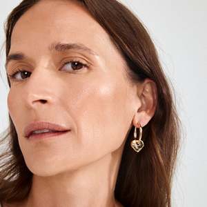 Pilgrim Jewellery: Nova Earrings - Gold  Plated
