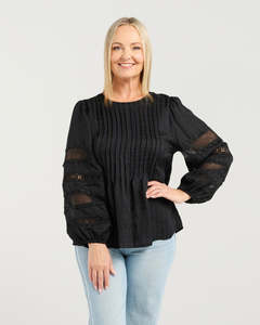 Fatima Top / black