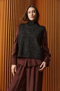 Zarda Knit Vest / Black
