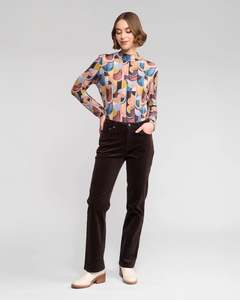 Arch  Straight Leg Full Length Cord / Walnut