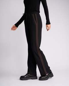 Bowie Pant - Black/Chocolate