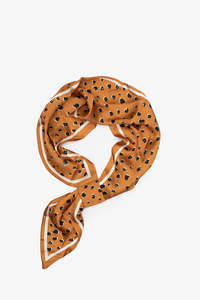 Scarves: Pull Through Neck Tie - Amber Pebble