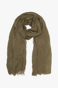 Block Colour Scarf / Olive