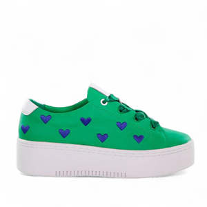 Shoe Sale: Ace of Hearts - Kelly Green