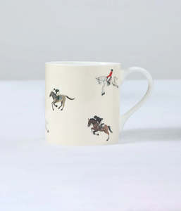 Gifts: Equestrian Ivory Mug
