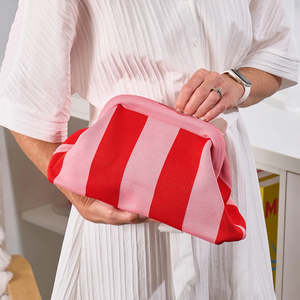 Under 50 Gifts: Dumpling Clutch - Pink/Red