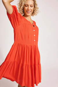Sale Dresses: Alegria Midi Dress - Coral