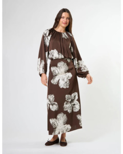 Asta Dress / Cocoa Blooms