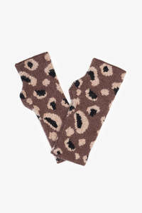 Antler: Leopard Fingerless Gloves