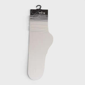 Under 50: Tutu Sock - White