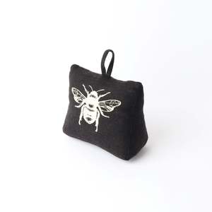 Under 50 Gifts: Bee Doorstop - Black