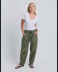 Quinn Barrel Jogger / Basil