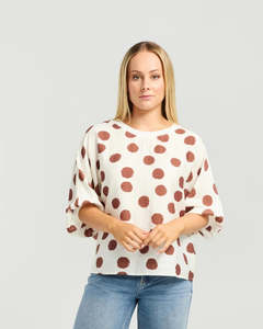 Et Alia: Aroha Top - Hazel Dots