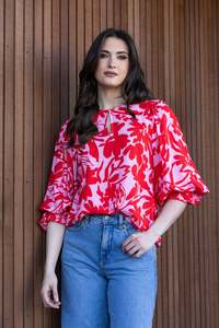 Fleur Top / Pink Lady