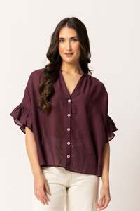 Seeking Lola: Riverstone Shirt / Plum