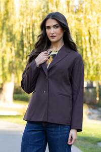 Seeking Lola: Relaxed Blazer / Cacao