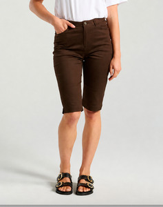 Romana Stretch Chino Short - Chocolate
