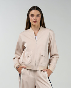Contour Jacket - Stone/Navy