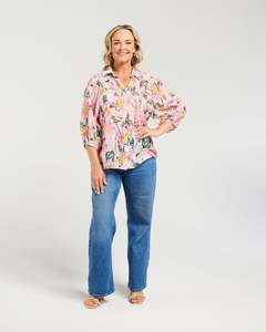Emily Shirt - Blush Bloom