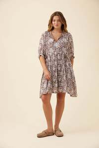 Isle Of Mine: Wilma Dress - Taupe
